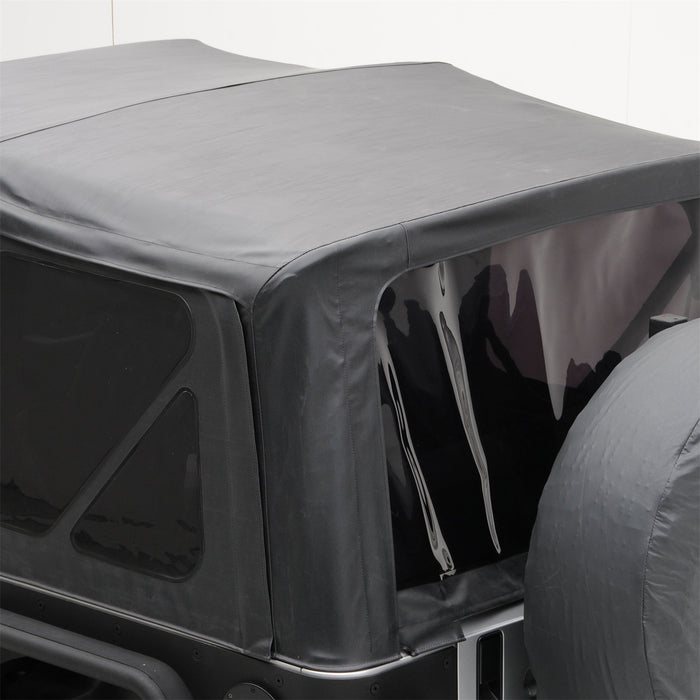 Smittybilt 9070235 Soft Top 07-09 Wrangler JK 2 DR OEM Replacement W/Tinted Windows Black Diamond Smittybilt - Truck Part Superstore