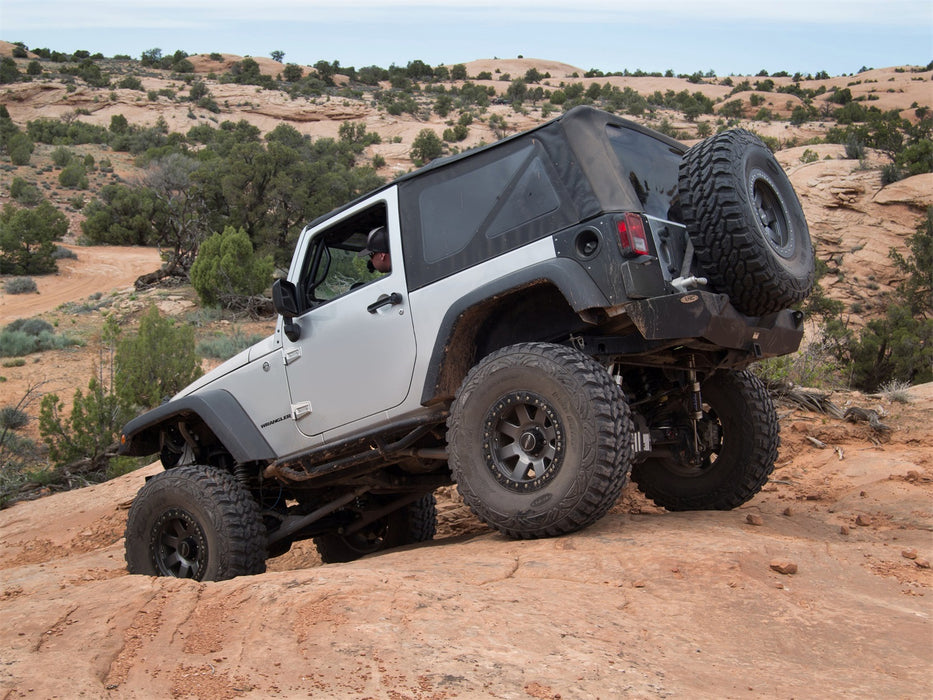 Smittybilt 9070235 Soft Top 07-09 Wrangler JK 2 DR OEM Replacement W/Tinted Windows Black Diamond Smittybilt - Truck Part Superstore