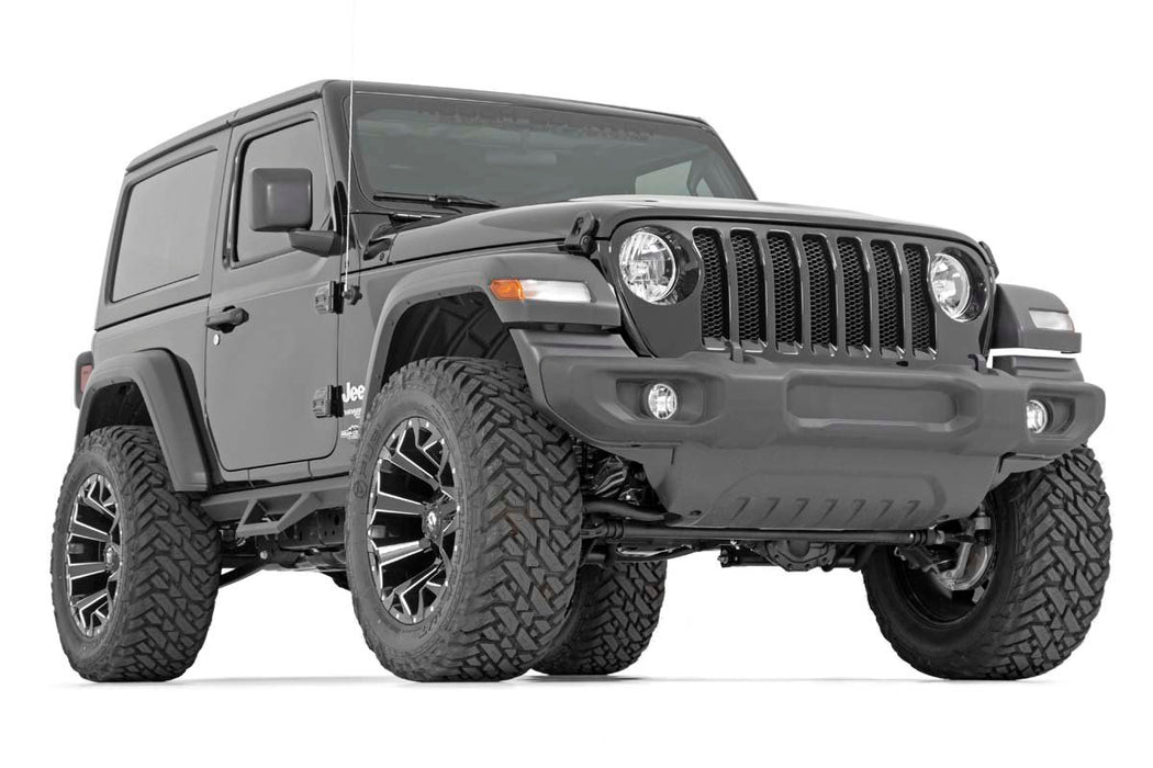 Rough Country 90761 Jeep Contoured Drop Steps 18-20 Wrangler JL 2 Door Rough Country - Truck Part Superstore