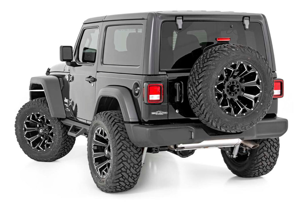 Rough Country 90761 Jeep Contoured Drop Steps 18-20 Wrangler JL 2 Door Rough Country - Truck Part Superstore