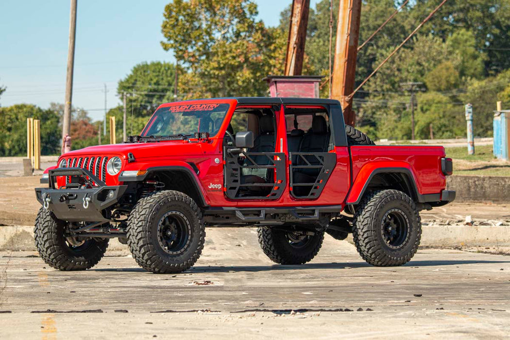 Rough Country 90762 Jeep Contoured Drop Steps 20 Gladiator JT Rough Country - Truck Part Superstore