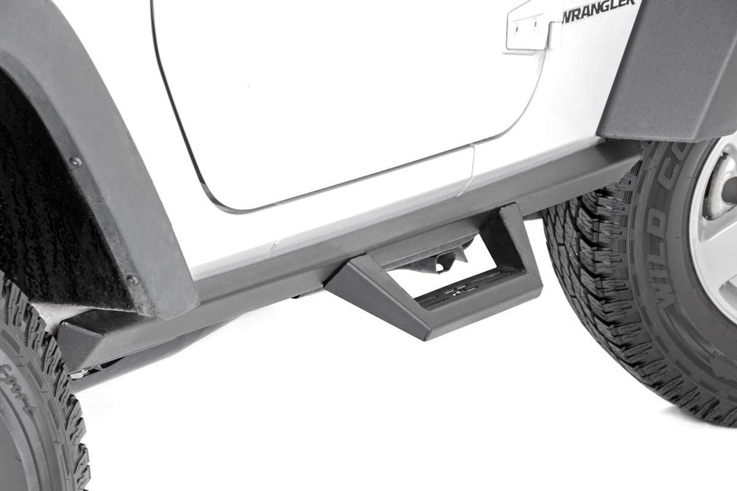 Rough Country 90763 Jeep Contoured Drop Steps 07-18 Wrangler JK 2 Door Rough Country - Truck Part Superstore