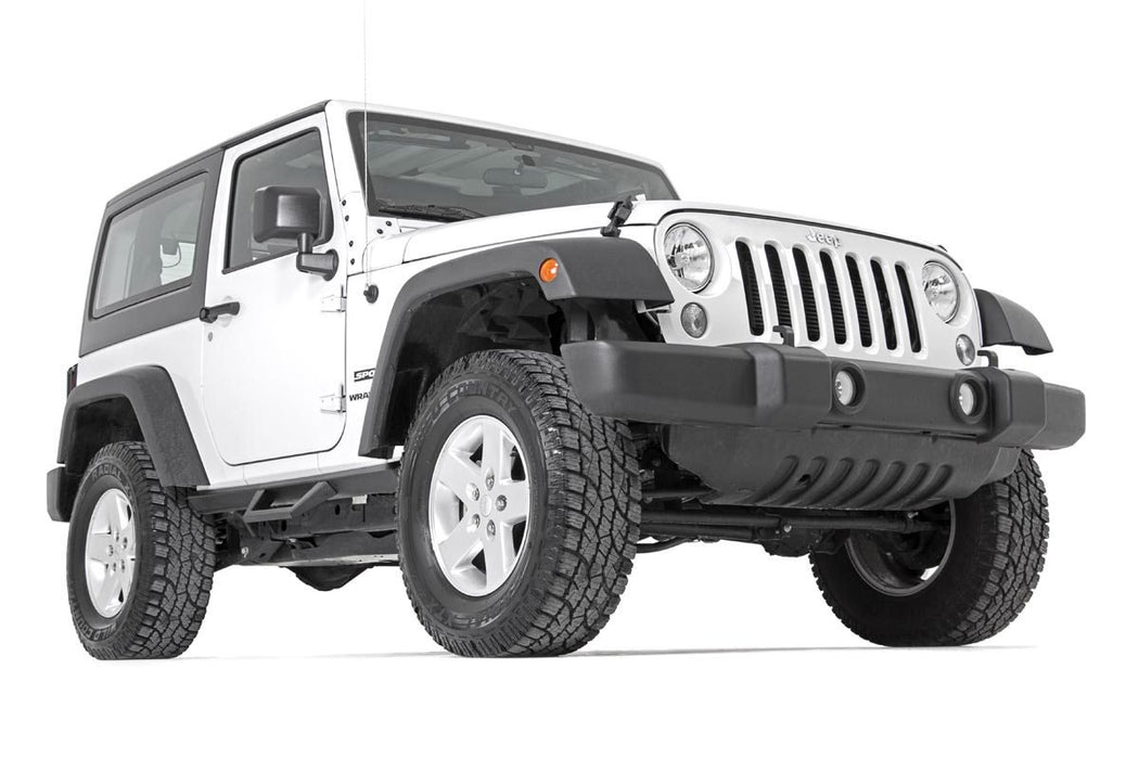 Rough Country 90763 Jeep Contoured Drop Steps 07-18 Wrangler JK 2 Door Rough Country - Truck Part Superstore