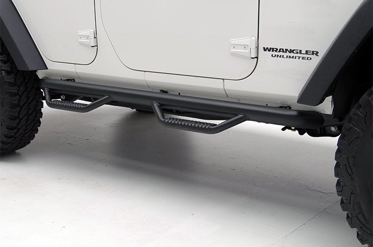 Rough Country 90764 Jeep Wheel to Wheel Nerf Steps 07-18 Wrangler JK 4 Door Rough Country - Truck Part Superstore