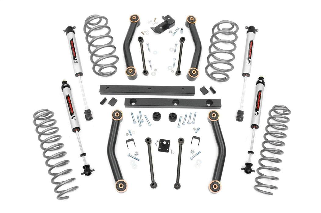 Rough Country 90777 4 Inch Lift Kit V2 03-06 Jeep Wrangler TJ 4WD Rough Country - Truck Part Superstore