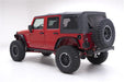 Smittybilt 9080235 Soft Top 07-09 Wrangler JK 4 DR OEM Replacement W/Tinted Windows Black Diamond Smittybilt - Truck Part Superstore