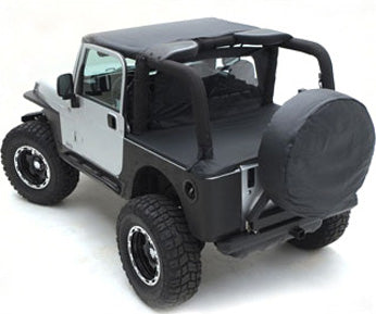 Smittybilt 90811 Bikini Top Standard 87-91 Wrangler YJ Gray Denim Smittybilt - Truck Part Superstore
