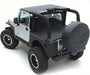 Smittybilt 90811 Bikini Top Standard 87-91 Wrangler YJ Gray Denim Smittybilt - Truck Part Superstore