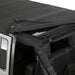 Smittybilt 9083135K Jeep JKU Bowless Top w/Tinted Windows Combo 2007-2018 Wrangler JK Unlimited 4-DR Black Diamond Smittybilt - Truck Part Superstore