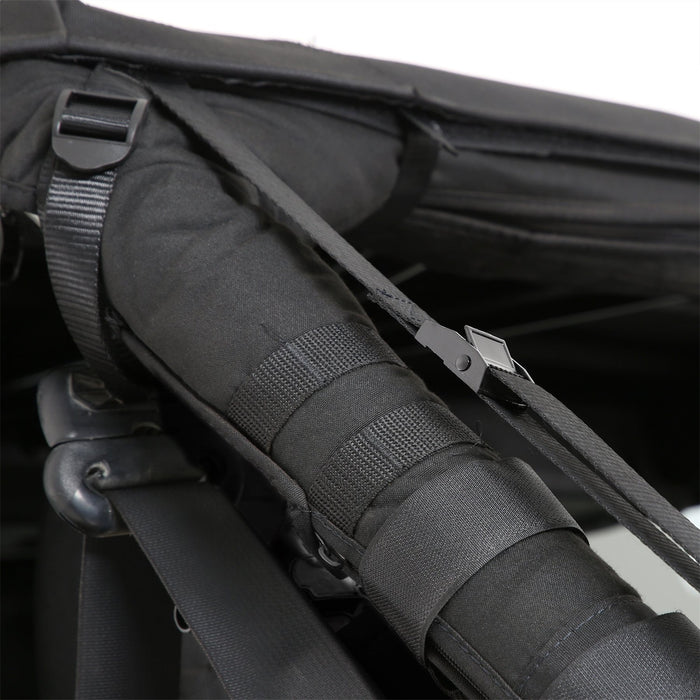 Smittybilt 9083135K Jeep JKU Bowless Top w/Tinted Windows Combo 2007-2018 Wrangler JK Unlimited 4-DR Black Diamond Smittybilt - Truck Part Superstore