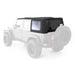 Smittybilt 9084235 Soft Top Premium Canvas 07-09 Wrangler JK 4 DR OEM Replacement W/Tinted Windows Black Diamond Smittybilt - Truck Part Superstore