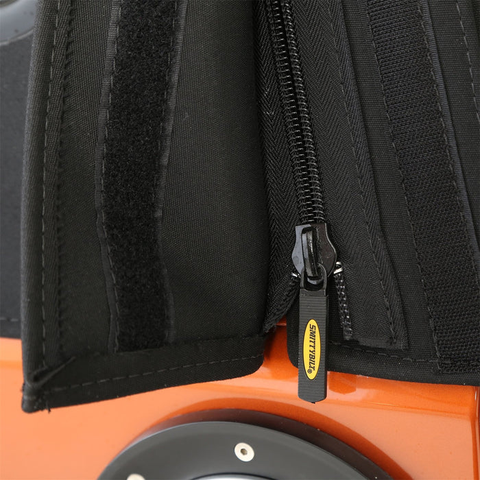 Smittybilt 9086235 Soft Top Premium Canvas 10-18 Wrangler JK 4 DR OEM Replacement W/Tinted Windows Black Diamond Smittybilt - Truck Part Superstore