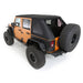 Smittybilt 9087235 Jeep JKU Protec Bowless Top w/Tinted Windows No Door Uppers 2007-2018 Wrangler JK Unlimited 4-DR Black Smittybilt - Truck Part Superstore