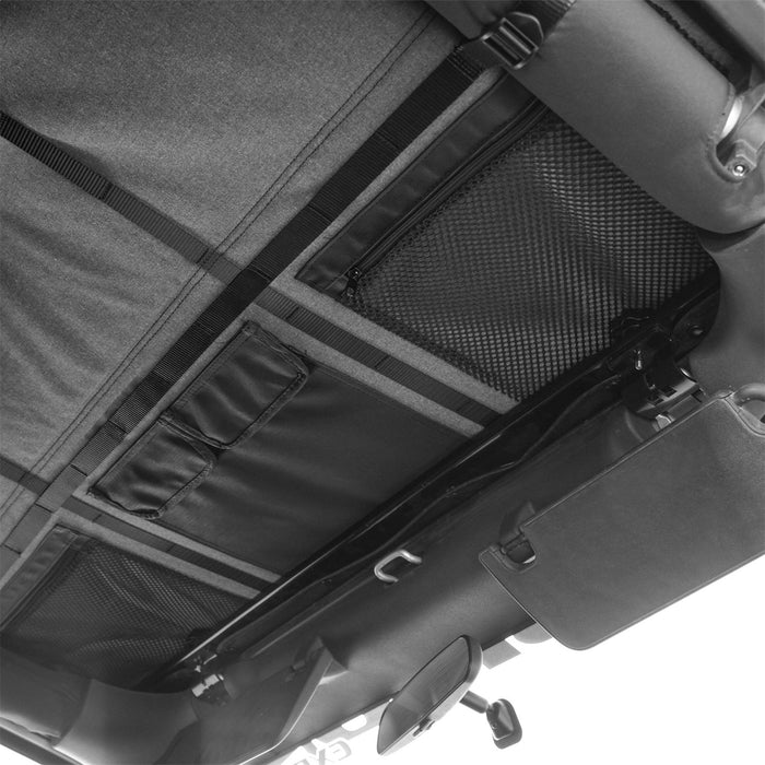 Smittybilt 9087235 Jeep JKU Protec Bowless Top w/Tinted Windows No Door Uppers 2007-2018 Wrangler JK Unlimited 4-DR Black Smittybilt - Truck Part Superstore