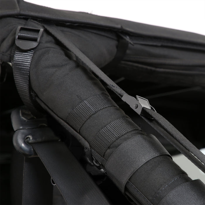 Smittybilt 9087235 Jeep JKU Protec Bowless Top w/Tinted Windows No Door Uppers 2007-2018 Wrangler JK Unlimited 4-DR Black Smittybilt - Truck Part Superstore
