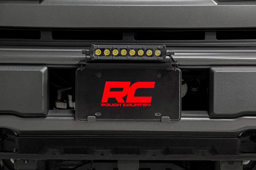 Rough Country 70183 Universal 8 Inch LED License Plate Kit Black Series Rough Country - Truck Part Superstore