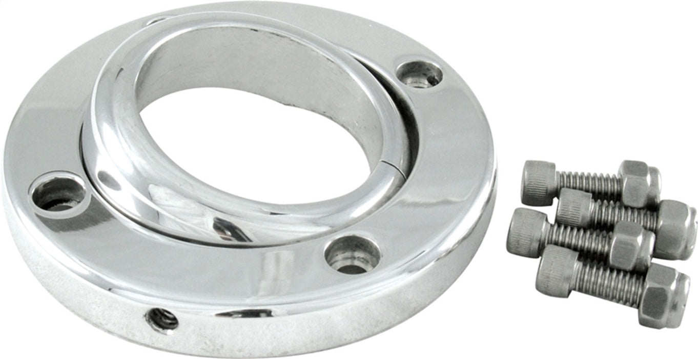 Borgeson 909002 Swivel Floor Mount For 1 3/4in. Steering Column; Polished Aluminum - Truck Part Superstore