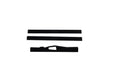 Auto Ventshade (AVS) 90924 Stepshield® Door Sill Protector; Black; 3 pc.; Custom; Front; - Truck Part Superstore