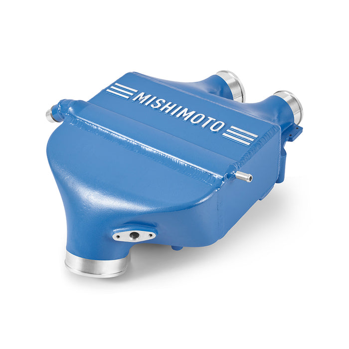 Mishimoto MMB-F80-PPCYMB Air-to-Water Intercooler Power Pack, BMW M3/M4 15-20, Yas Marina Blue Metallic - Truck Part Superstore