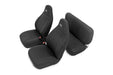 Rough Country 91000 Jeep Neoprene Seat Cover Set Black 97-02 Wrangler TJ Rough Country - Truck Part Superstore