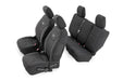 Rough Country 91002A Jeep Neoprene Seat Cover Set Black 08-10 Wrangler JK Unlimited Rough Country - Truck Part Superstore