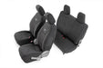 Rough Country 91005 Jeep Neoprene Seat Cover Set Black 07-10 Wrangler JK 2 Door Rough Country - Truck Part Superstore