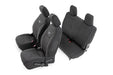 Rough Country 91006 Jeep Neoprene Seat Cover Set Black 11-12 Wrangler JK 2 Door Rough Country - Truck Part Superstore