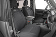 Rough Country 91012 Jeep Neoprene Seat Cover Set Black 18-20 Wrangler JL Unlimited w/Rear Center Armrest Rough Country - Truck Part Superstore