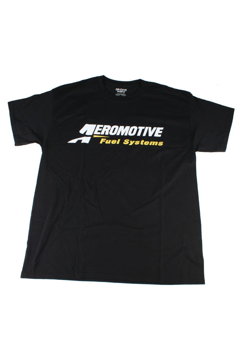 Aeromotive Fuel System 91015 Aeromotive Logo T-Shirt (Black) - Medium. - Truck Part Superstore