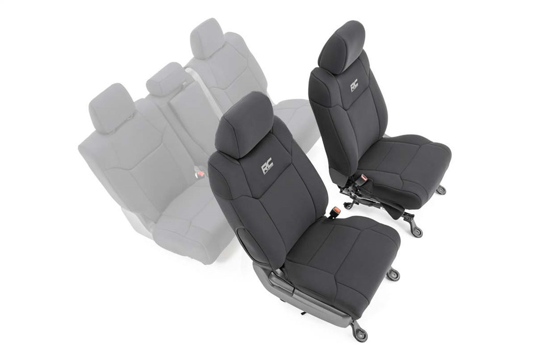 Rough Country 91026A Toyota Neoprene Front Seat Covers 14-20 Tundra Rough Country - Truck Part Superstore