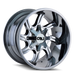 CALI OFF-ROAD 9102-2937C0 TWISTED (9102) CHROME 20X9 6-135/6-139.7 0MM 106MM - Truck Part Superstore