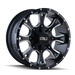 CALI OFF-ROAD 9103-2937M18 ANARCHY (9103) SATIN BLACK/MILLED SPOKES 20X9 6-135/6-139.7 18MM 108MM - Truck Part Superstore