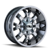 CALI OFF-ROAD 9104-22152C DIRTY (9104) CHROME 22X10 5-127/5-139.7 -19MM 87MM - Truck Part Superstore