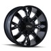 CALI OFF-ROAD 9104-2152M DIRTY (9104) SATIN BLACK/MILLED SPOKES 20X10 5-127/5-139.7 -19MM 87MM - Truck Part Superstore