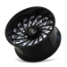 CALI OFF-ROAD 9108-2236BM SWITCHBACK (9108) GLOSS BLACK/MILLED 20X12 6-135 -51MM 87.1MM - Truck Part Superstore