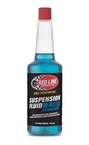Red Line Oil 91115 Suspension Fluid Synthetic Extralight 2.5WT 1 Gallon Red Line Oil - Truck Part Superstore