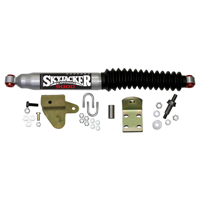 Skyjacker 9112 Steering Stabilizer Single Kit For Use w/Adjustable Track Bar And Stabilizer Assembly Silver w/Black Boot Skyjacker - Truck Part Superstore