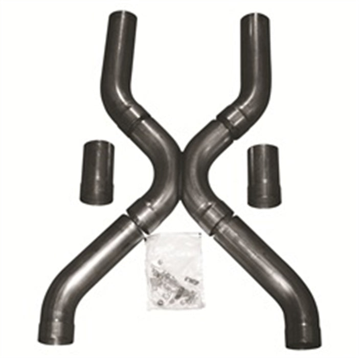 Kooks Custom Headers 9114 3in. X-Pipe Kit-16 Ga. Mild Steel - Truck Part Superstore