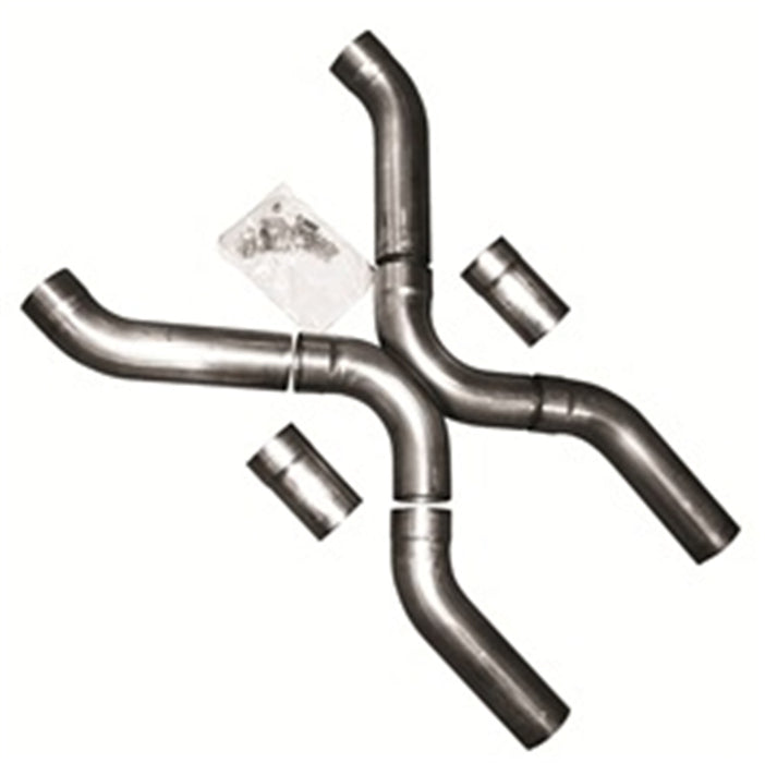 Kooks Custom Headers 9114S 3in. X-Pipe Kit-16 Ga. 304 Stainless Steel - Truck Part Superstore