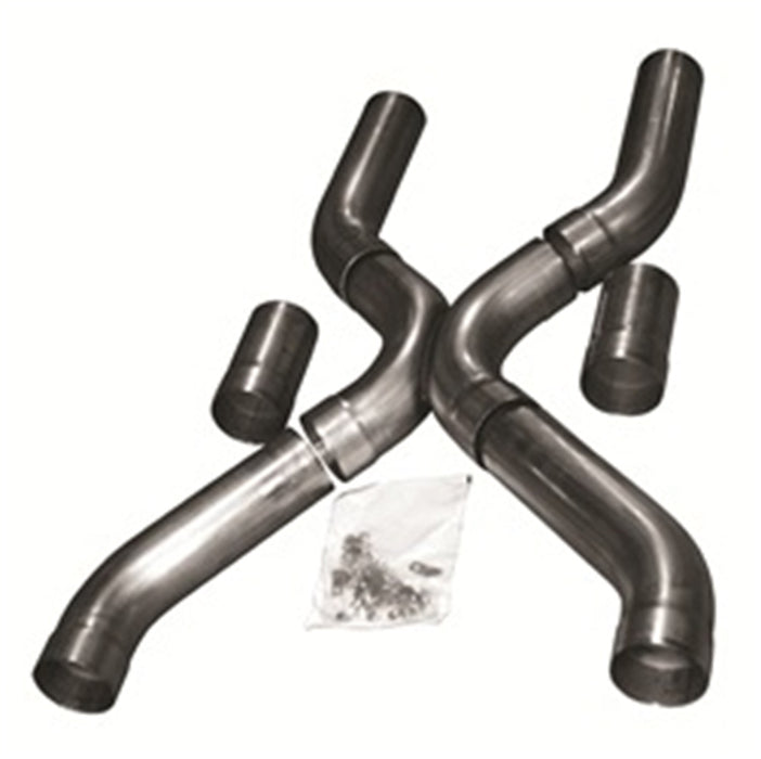 Kooks Custom Headers 9114S 3in. X-Pipe Kit-16 Ga. 304 Stainless Steel - Truck Part Superstore