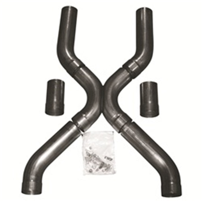 Kooks Custom Headers 9114S 3in. X-Pipe Kit-16 Ga. 304 Stainless Steel - Truck Part Superstore