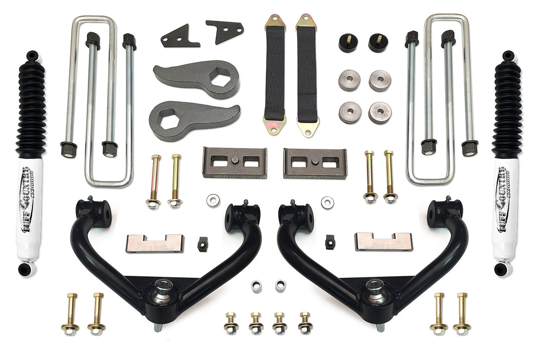 Tuff Country 13086KN 3.5 Inch Uni-Ball Lift Kit 11-19 Silverado/Sierra 2500HD/3500/3500HD 4x4 & 2WD w/ SX8000 Shocks includes Dually Models Tuff Country - Truck Part Superstore