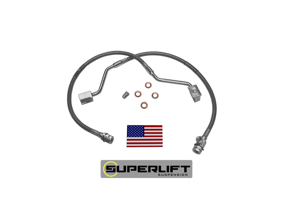 Superlift 91310 Bulletproof Brake Hose-Front-90-96 F-150/Bronco w/4-6in. Lift - Truck Part Superstore