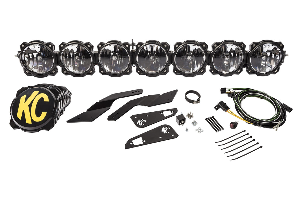 KC Hilites 91334 Can-Am X3; Pro6 Gravity LED 7-Lt Overhead Sys - Truck Part Superstore
