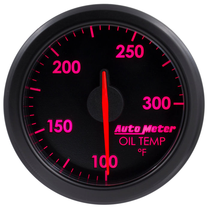 AutoMeter 9140-T 2-1/16in. OIL TEMP; 100-300`F; AIRDRIVE; BLACK - Truck Part Superstore