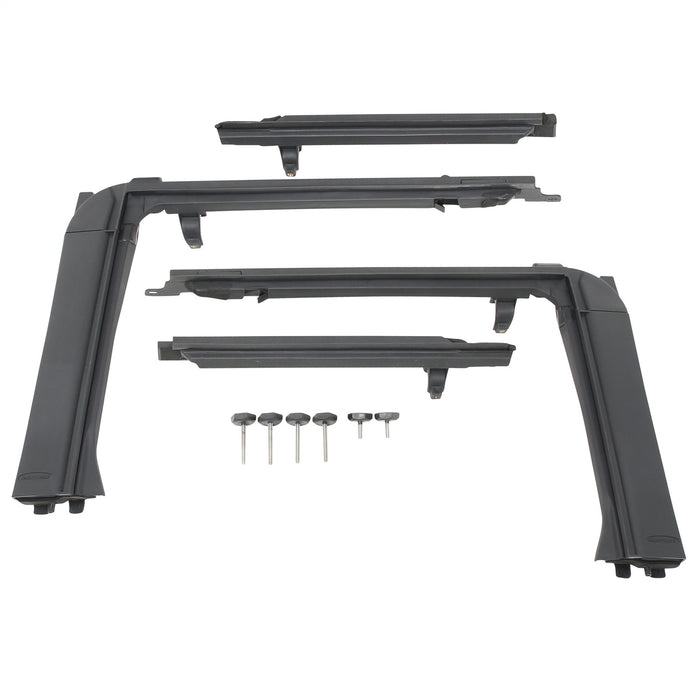 Smittybilt 91406 Jeep JKU Door Surrounds OE Style 2007-2018 Wrangler JKU 4-Door Set Black Smittybilt - Truck Part Superstore