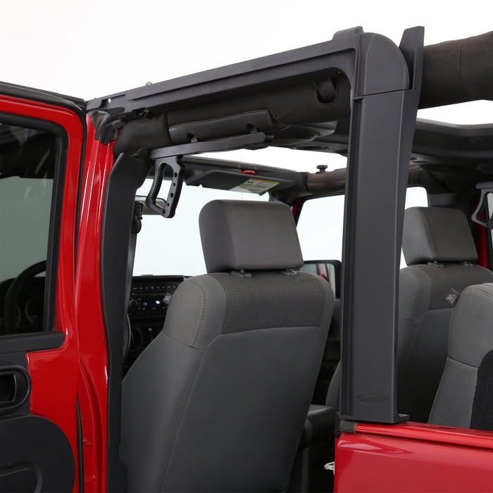 Smittybilt 91406 Jeep JKU Door Surrounds OE Style 2007-2018 Wrangler JKU 4-Door Set Black Smittybilt - Truck Part Superstore