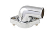 Mr Gasket 9142G Water Neck; Chromed Aluminum; 90 deg. Bend; Swivel; - Truck Part Superstore