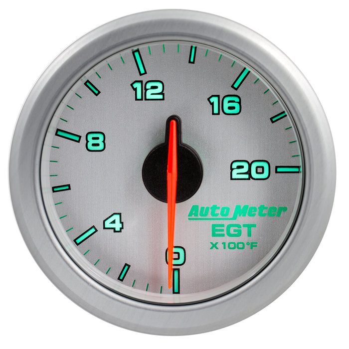 AutoMeter 9145-UL 2-1/16in. E.G.T; 0-2000`F; AIRDRIVE; SILVER - Truck Part Superstore