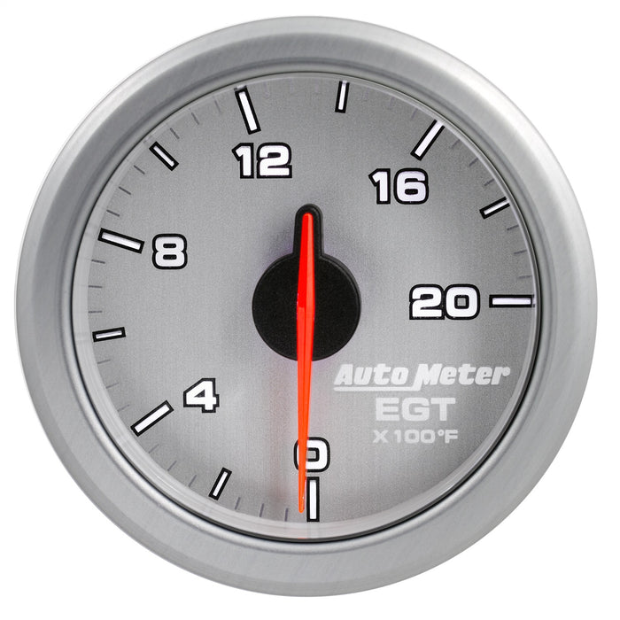 AutoMeter 9145-UL 2-1/16in. E.G.T; 0-2000`F; AIRDRIVE; SILVER - Truck Part Superstore